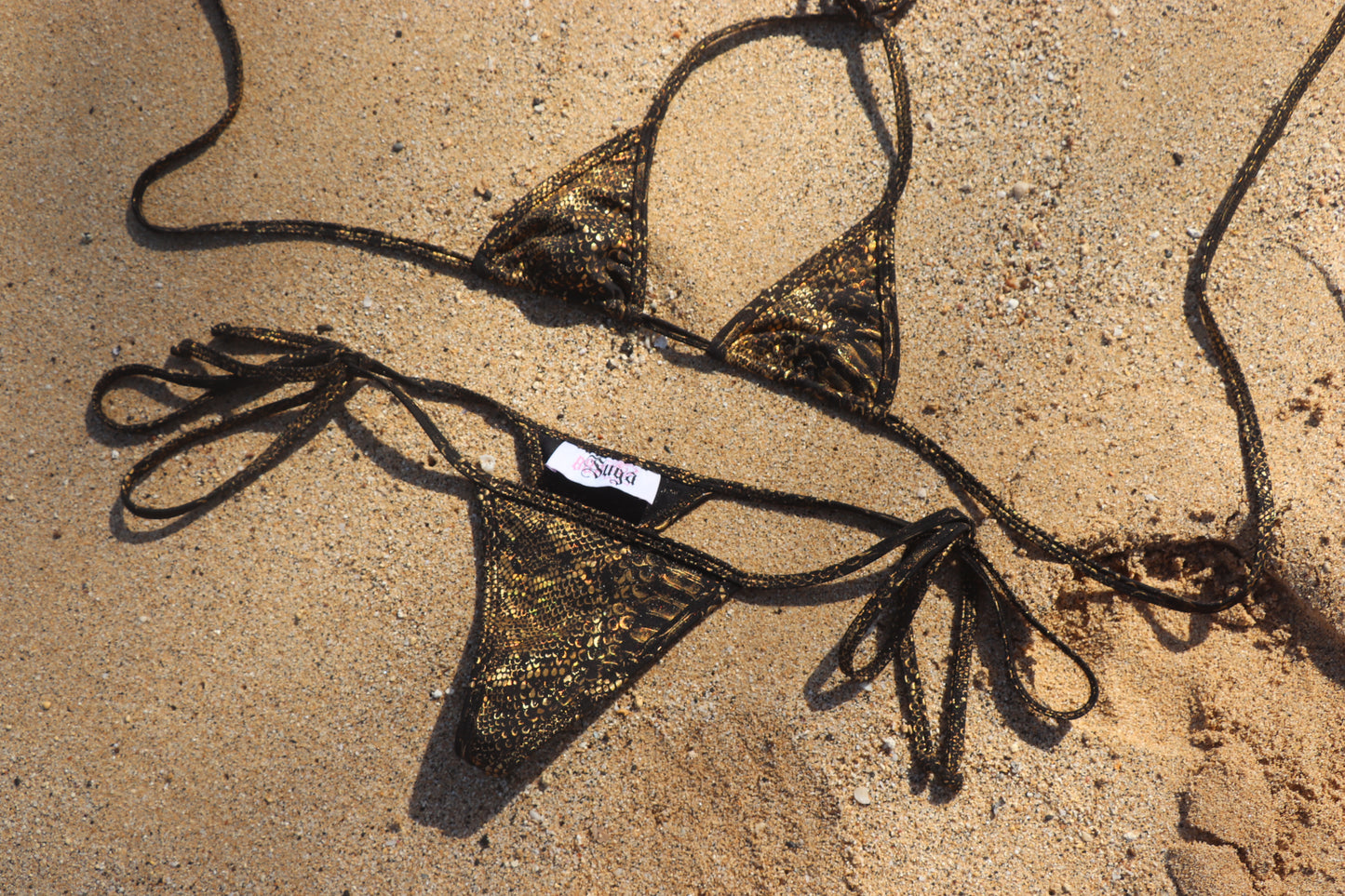 gold snake skin