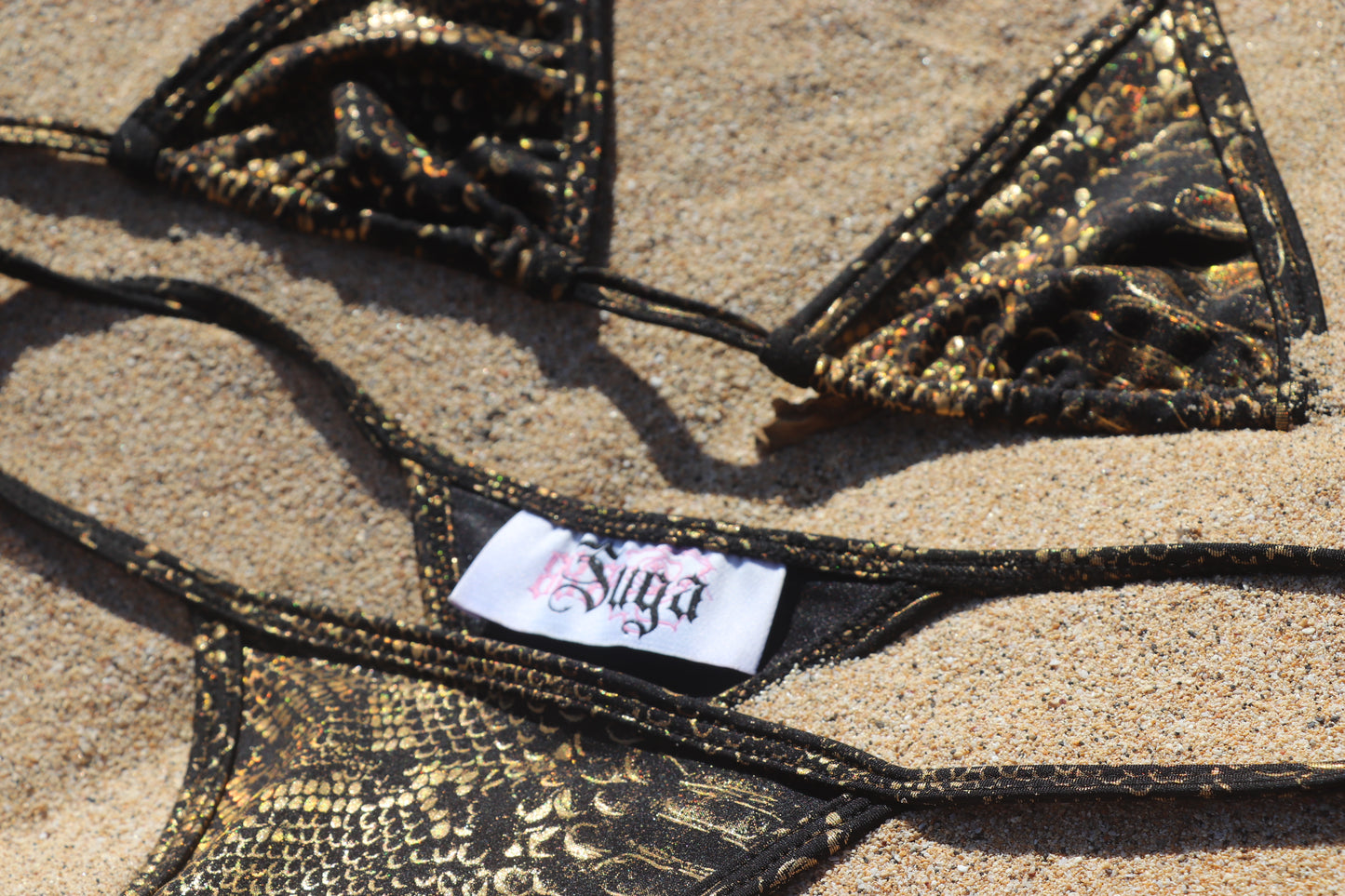 gold snake skin